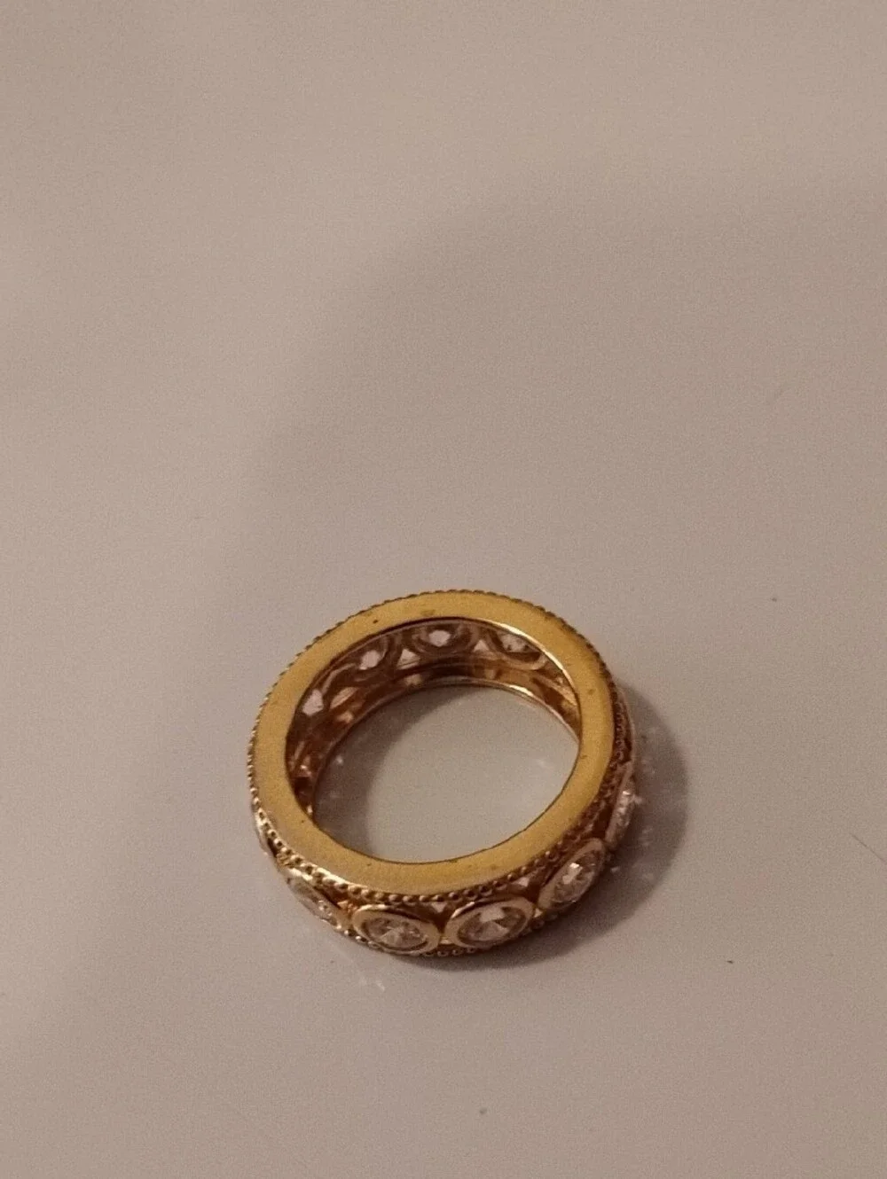 Diamonique Eternity Band Size 7.